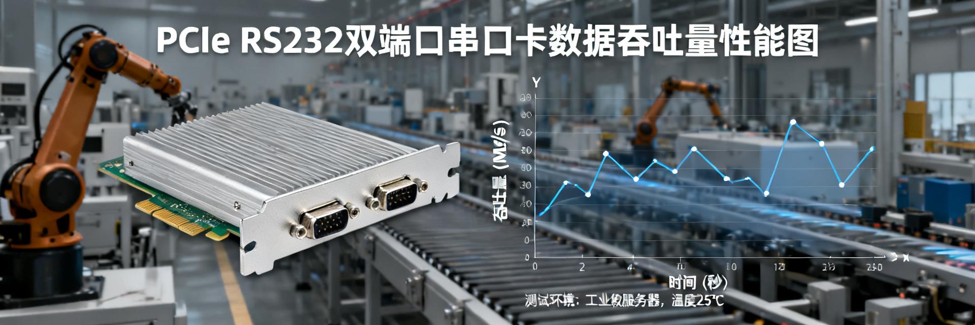 双端口PCIe RS232串口卡硬件架构示意图