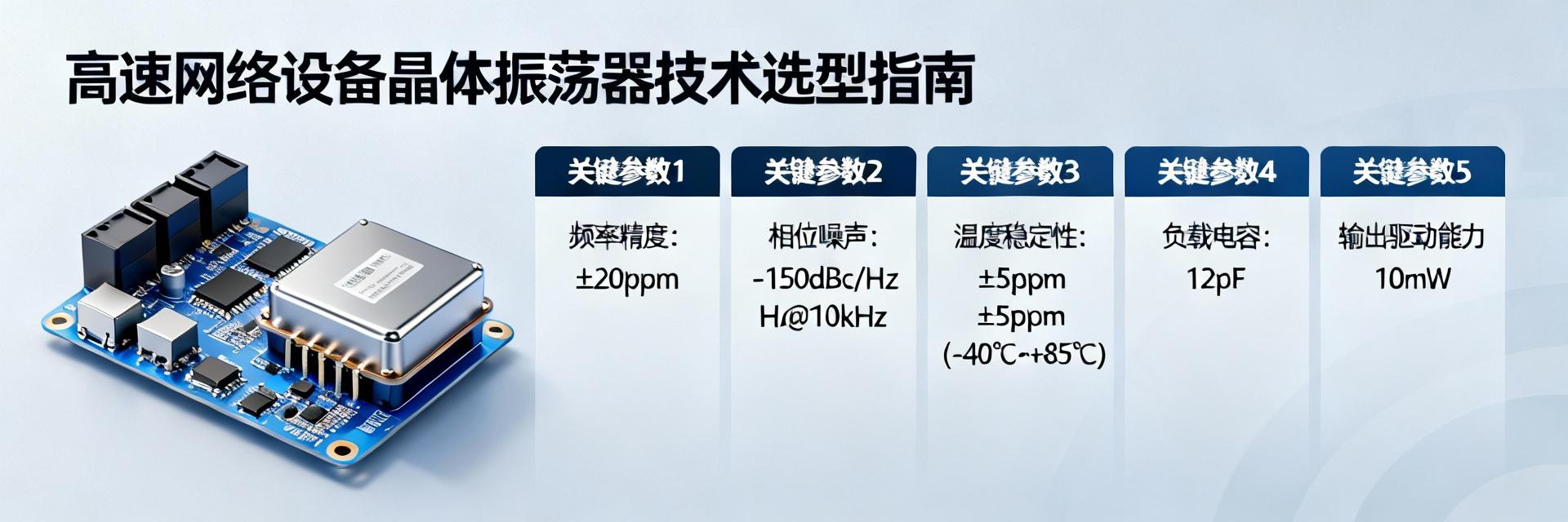 The latest data: high-speed network equipment crystal oscillator selection failure rate of up to 35%, these five parameters are the key