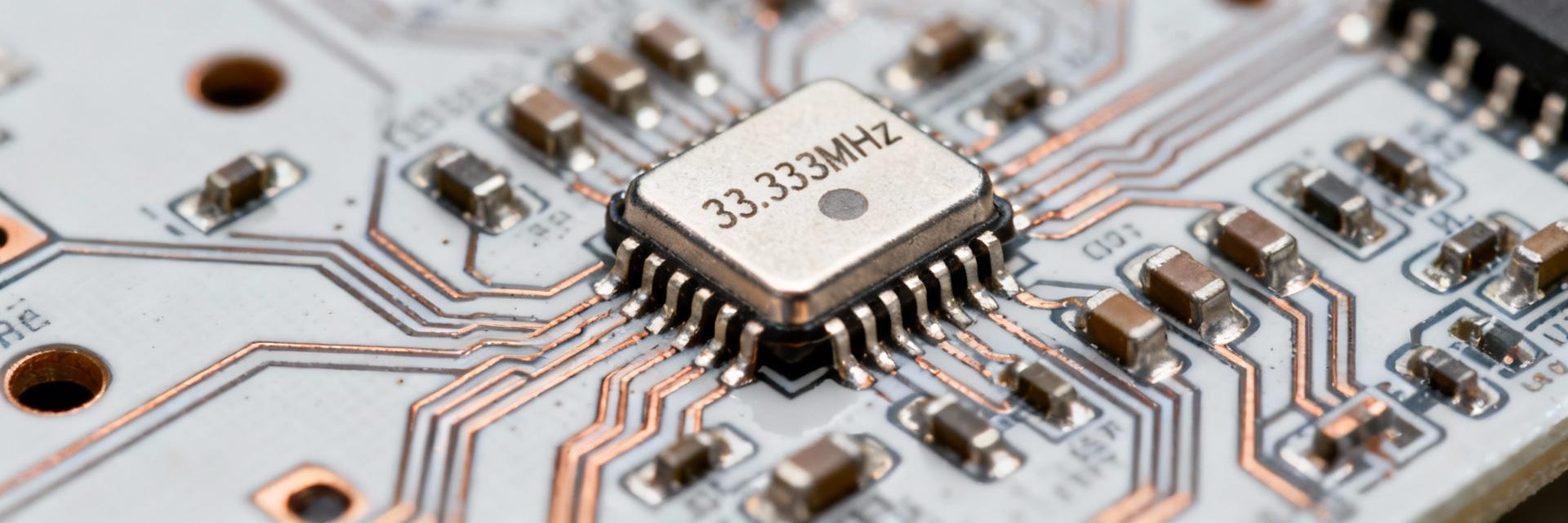 33.333MHz CMOS Crystal Oscillator Selection Boundaries