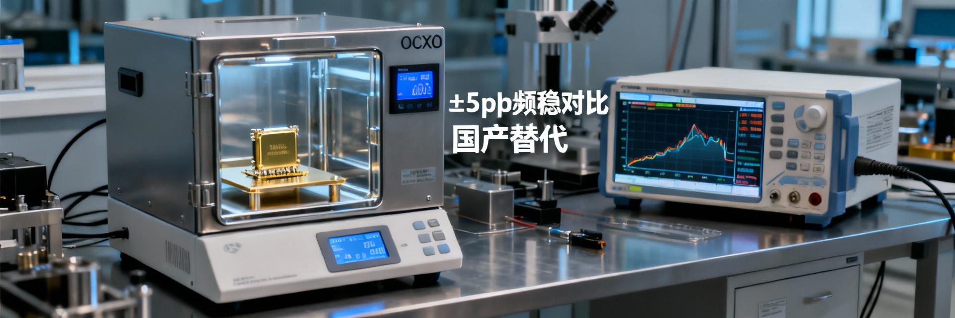 مخطط البيانات المقاسة لاختيار OCXO